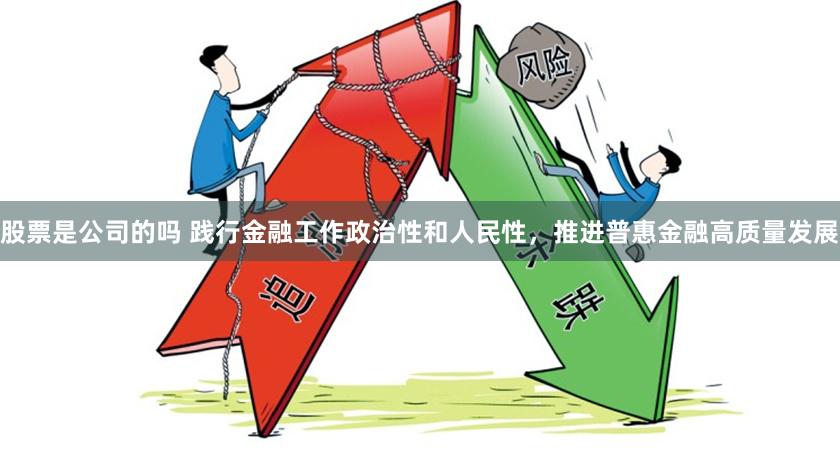 股票是公司的吗 践行金融工作政治性和人民性，推进普惠金融高质量发展