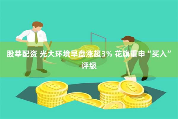 股莘配资 光大环境早盘涨超3% 花旗重申“买入”评级