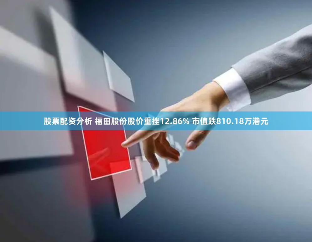 股票配资分析 福田股份股价重挫12.86% 市值跌810.18万港元
