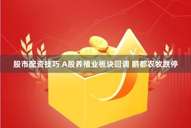 股市配资技巧 A股养殖业板块回调 鹏都农牧跌停