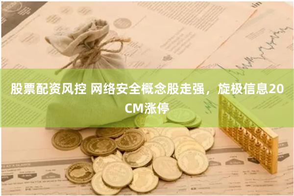 股票配资风控 网络安全概念股走强，旋极信息20CM涨停